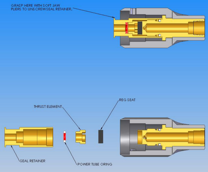 Evil Detonator Regulator Seat Seal